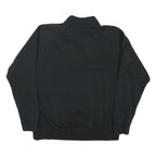 NIKE Mens Black Idaho 1/4 Zip M Sweatshirt Polyester Blend Casual Pullover