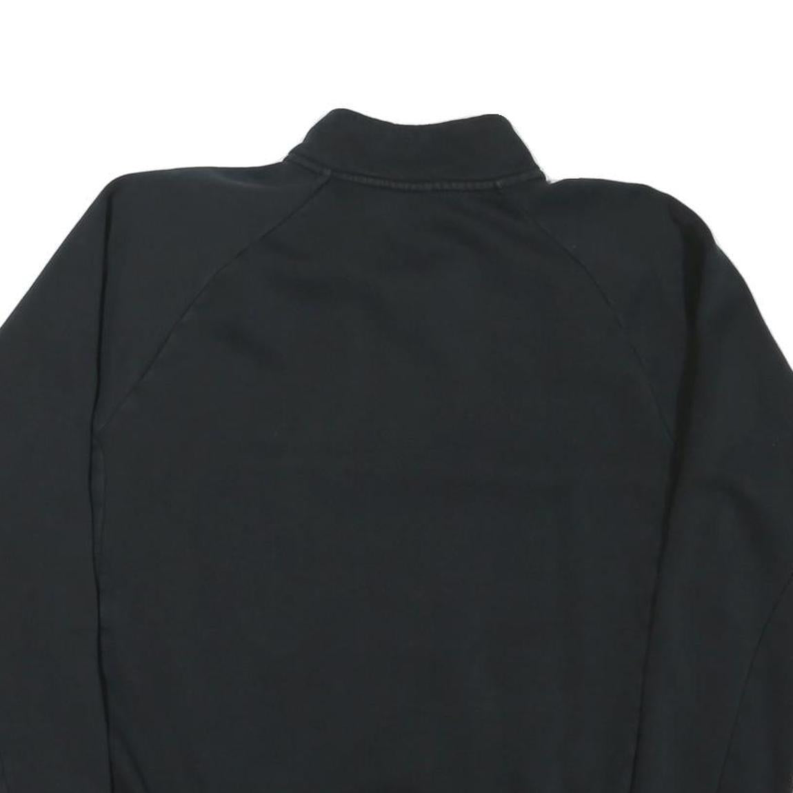 NIKE Mens Black Idaho 1/4 Zip M Sweatshirt Polyester Blend Casual Pullover