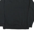 NIKE Mens Black Idaho 1/4 Zip M Sweatshirt Polyester Blend Casual Pullover