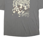 GILDAN Mens Grey Uncle Bard & The Dirty Bastards Graphic T-Shirt XL Short Sleeve