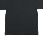 NIKE Mens Black & Yellow Graphic T-Shirt L Short Sleeve Crew Neck Mac2 Matt