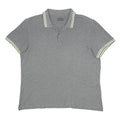 LOTTO Mens Grey Polo Shirt XL Cotton Blend Short Sleeve Plain Casual