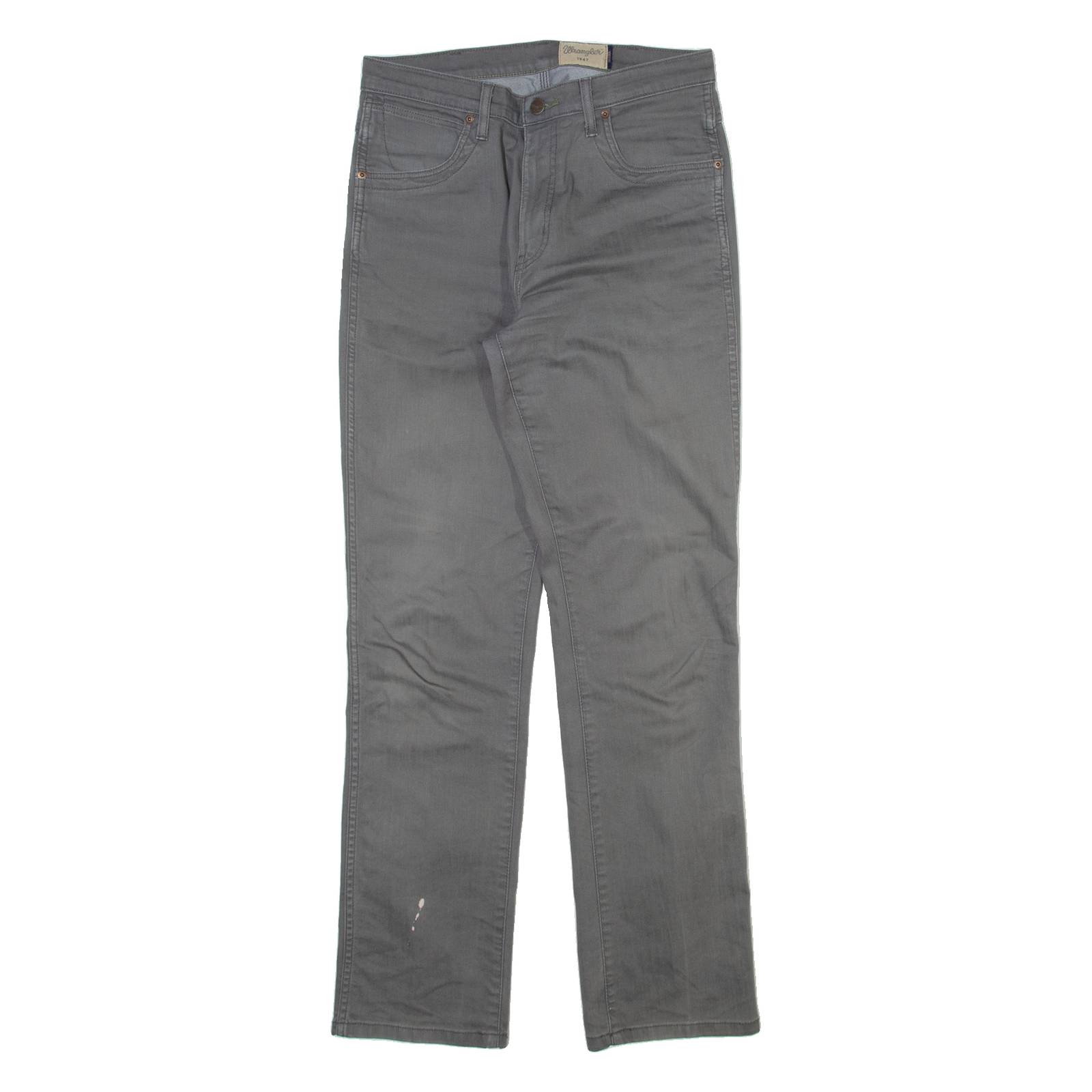 WRANGLER Mens Trousers Grey Slim Straight W30 L31
