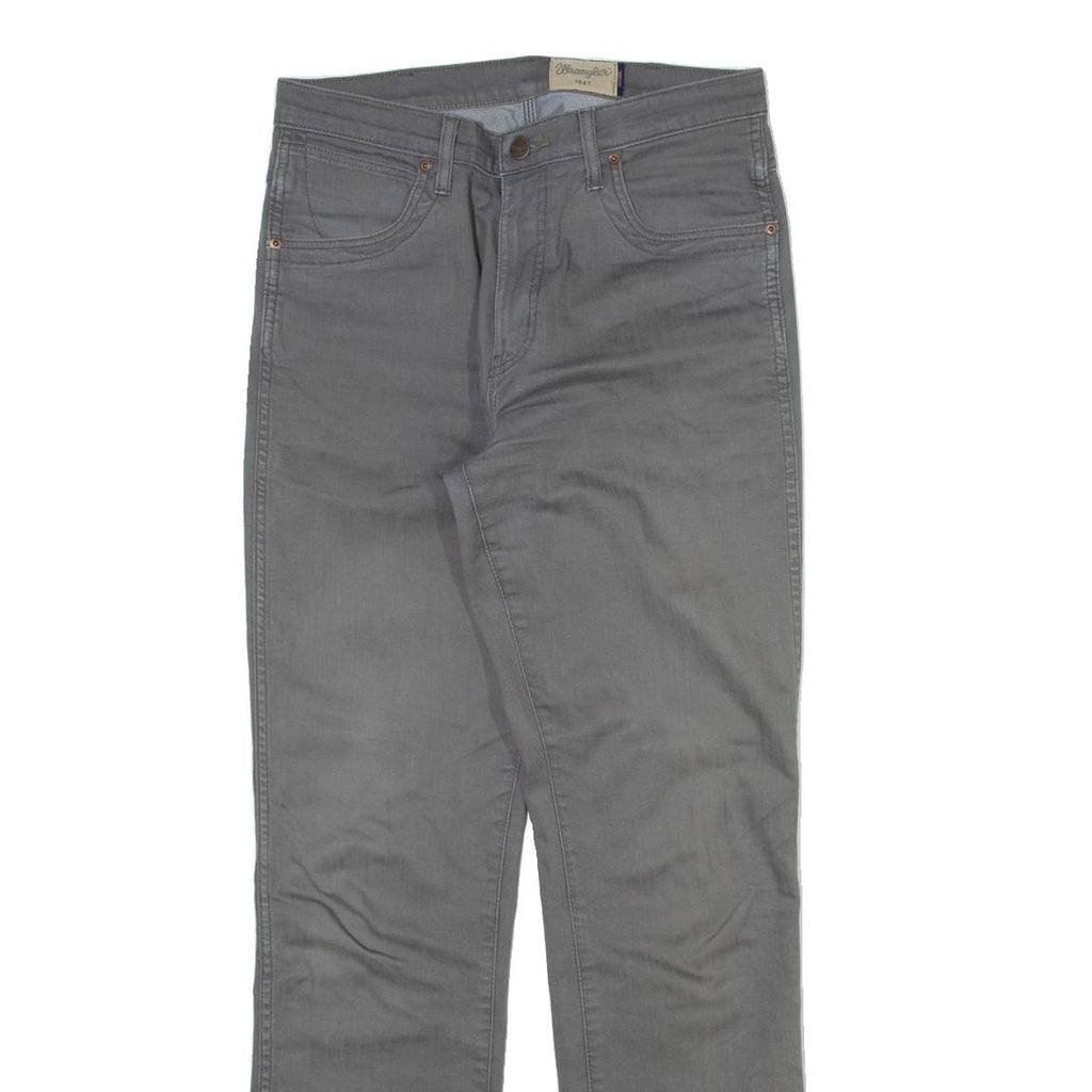WRANGLER Mens Trousers Grey Slim Straight W30 L31