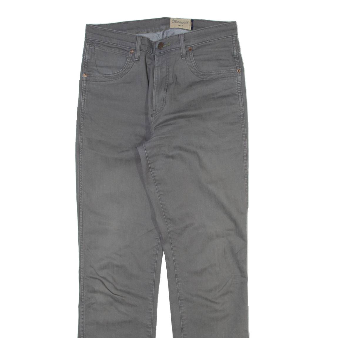 WRANGLER Mens Trousers Grey Slim Straight W30 L31