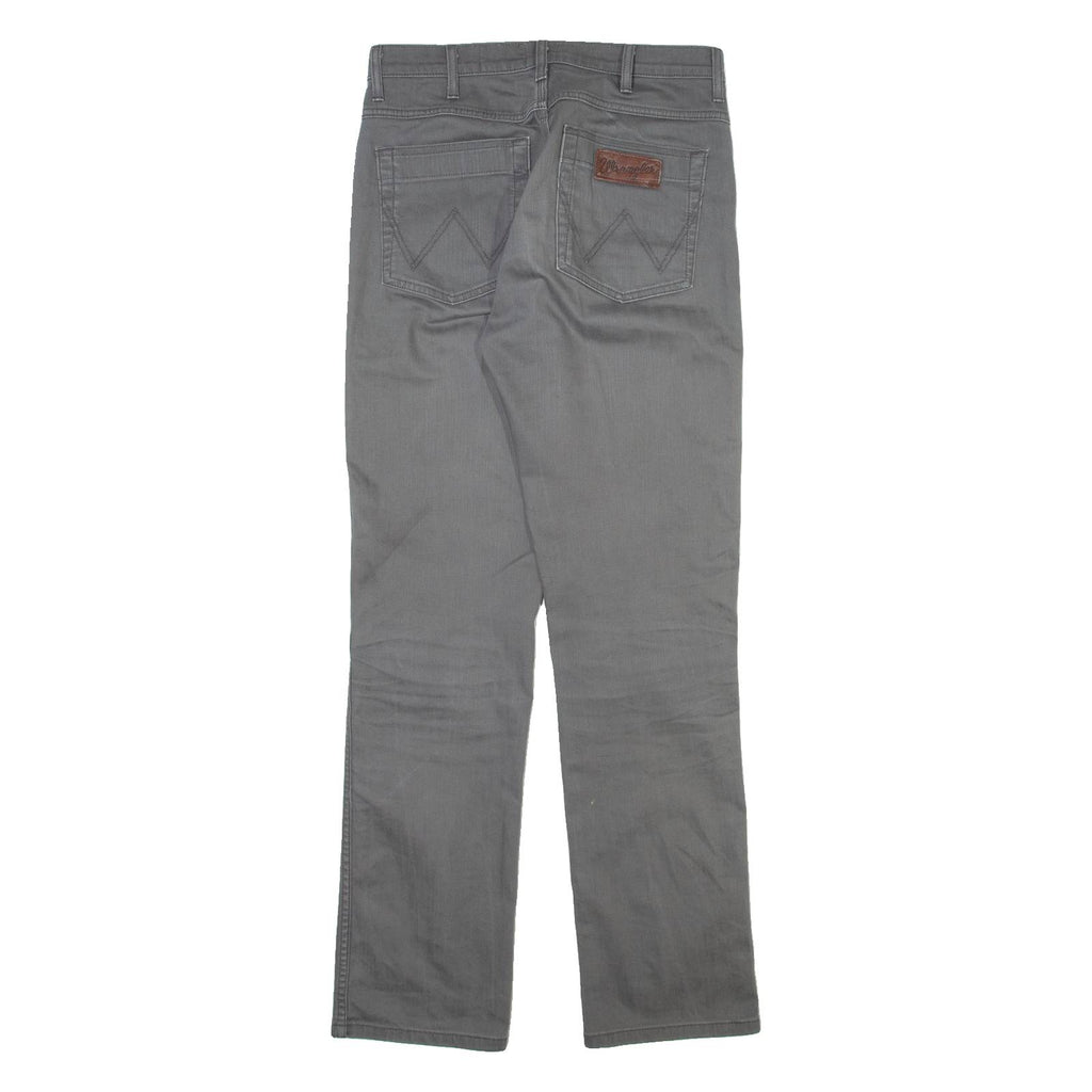 WRANGLER Mens Trousers Grey Slim Straight W30 L31