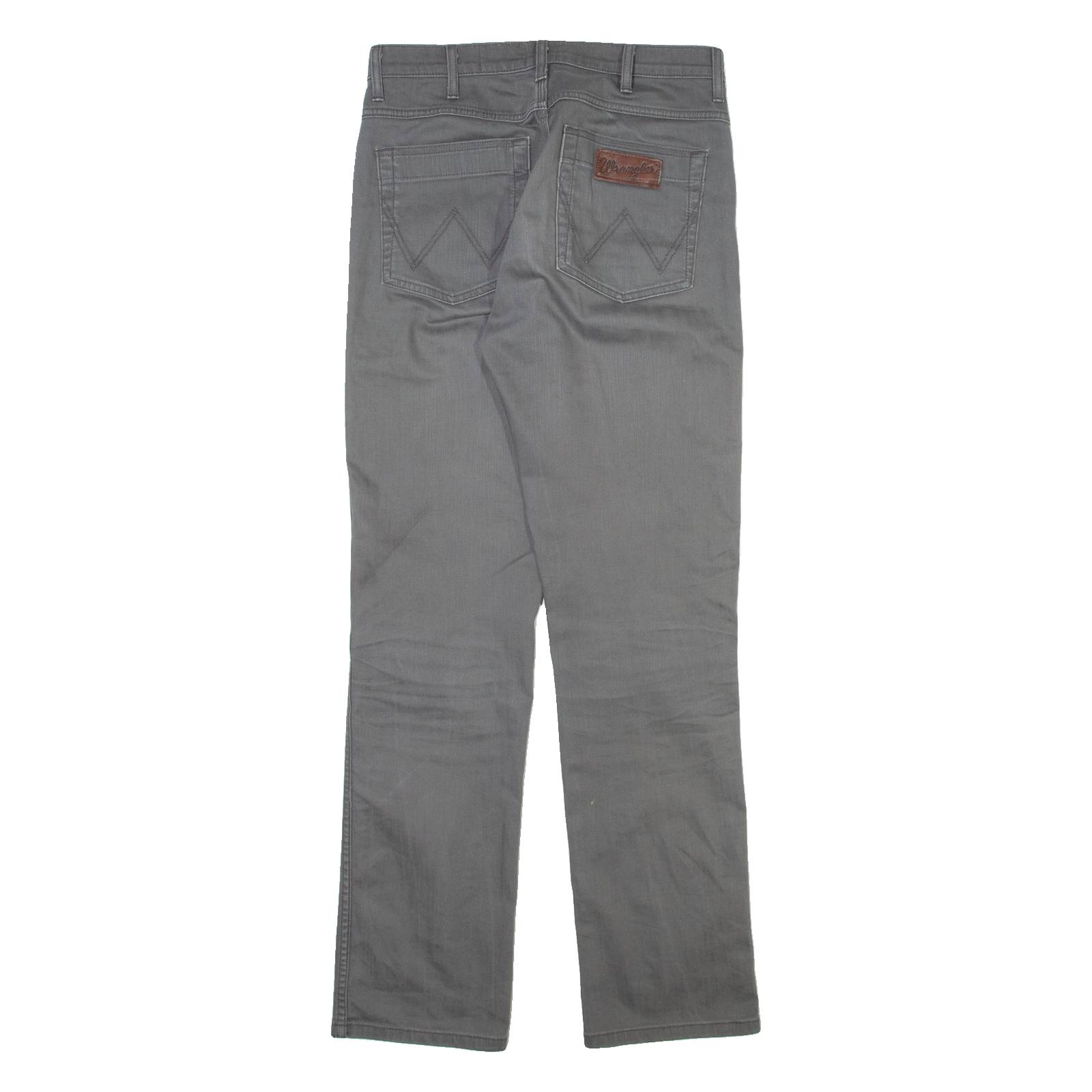 WRANGLER Mens Trousers Grey Slim Straight W30 L31