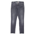 HILFIGER DENIM Nora Womens Jeans Grey Slim Skinny Stone Wash W30 L30
