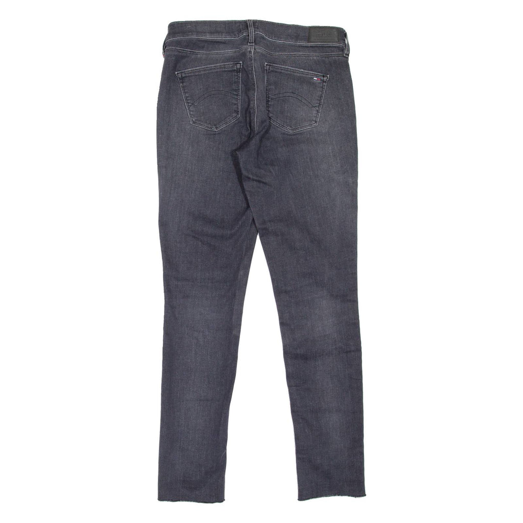 HILFIGER DENIM Nora Womens Jeans Grey Slim Skinny Stone Wash W30 L30