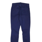 J BRAND Womens Cotton Blend Blue Slim Skinny Trousers W25 L29 Stylish Zip