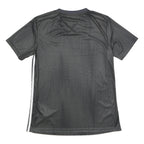 ADIDAS Womens Black & White Modern T-Shirt M Short Sleeve V-Neck Sportswear