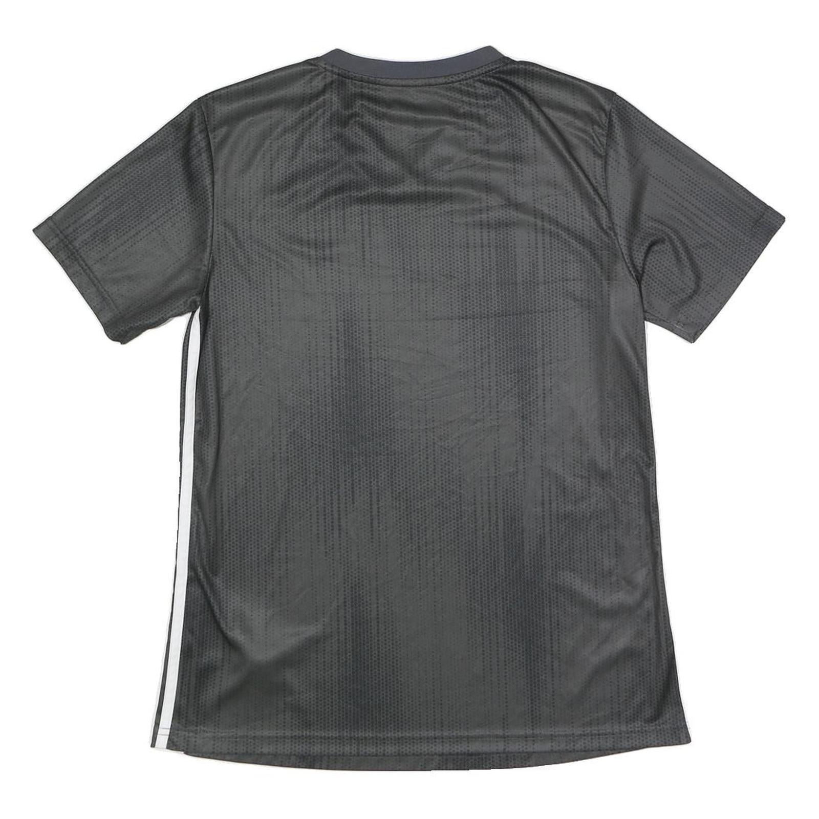 ADIDAS Womens Black & White Modern T-Shirt M Short Sleeve V-Neck Sportswear