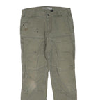 CARHARTT Mens Cotton Blend Regular Fit Utility Trousers W32 L32 Workwear