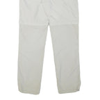 Womens Regular Beige Polyester Blend Zip Trousers W29 L30 Lightweight Casual