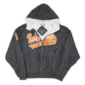 HOLLOWAY Mens Black Orange Northville Broncos Hoodie Jacket 2XL Polyester