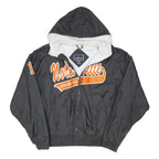 HOLLOWAY Mens Black Orange Northville Broncos Hoodie Jacket 2XL Polyester