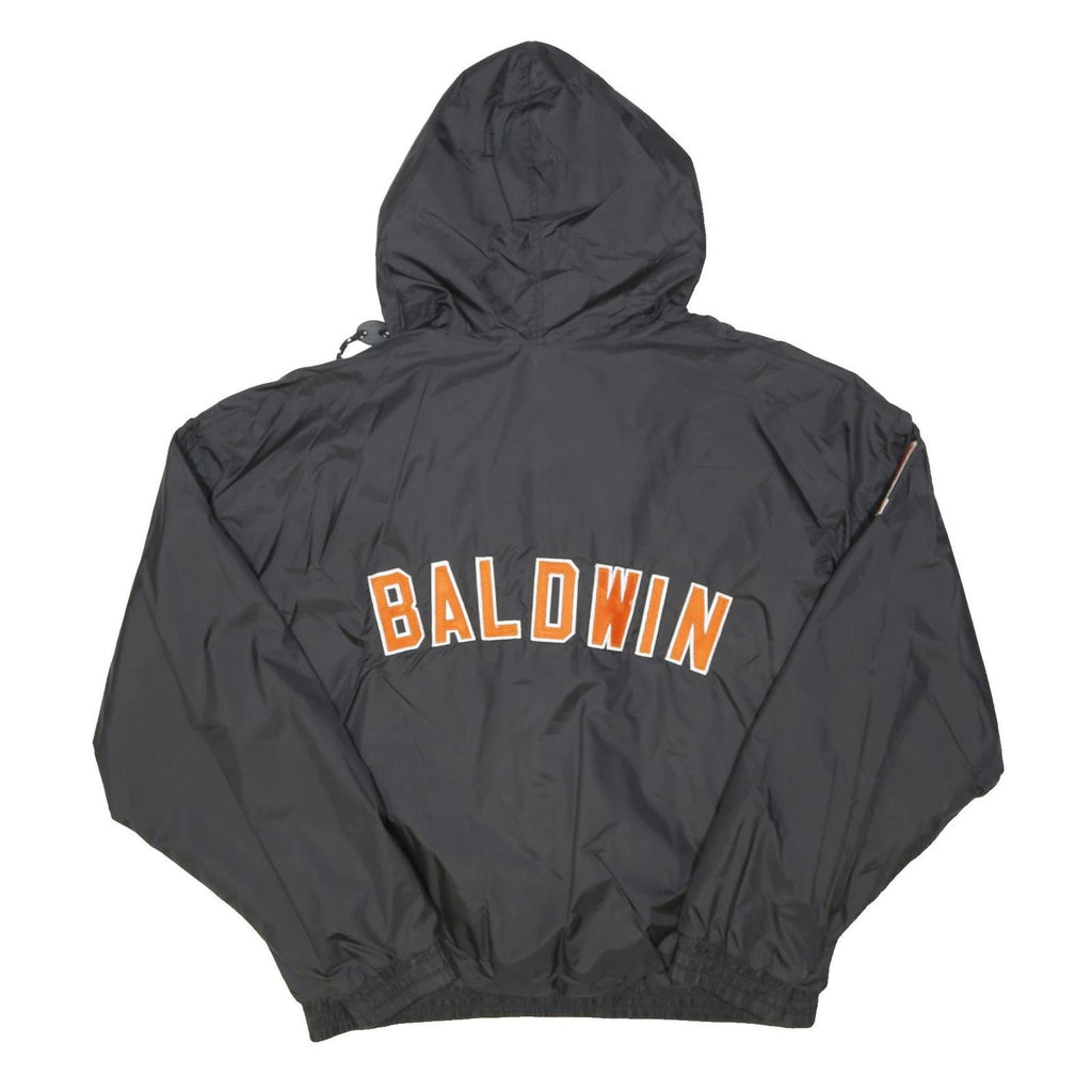 HOLLOWAY Mens Black Orange Northville Broncos Hoodie Jacket 2XL Polyester