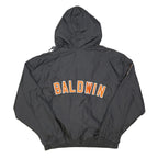 HOLLOWAY Mens Black Orange Northville Broncos Hoodie Jacket 2XL Polyester