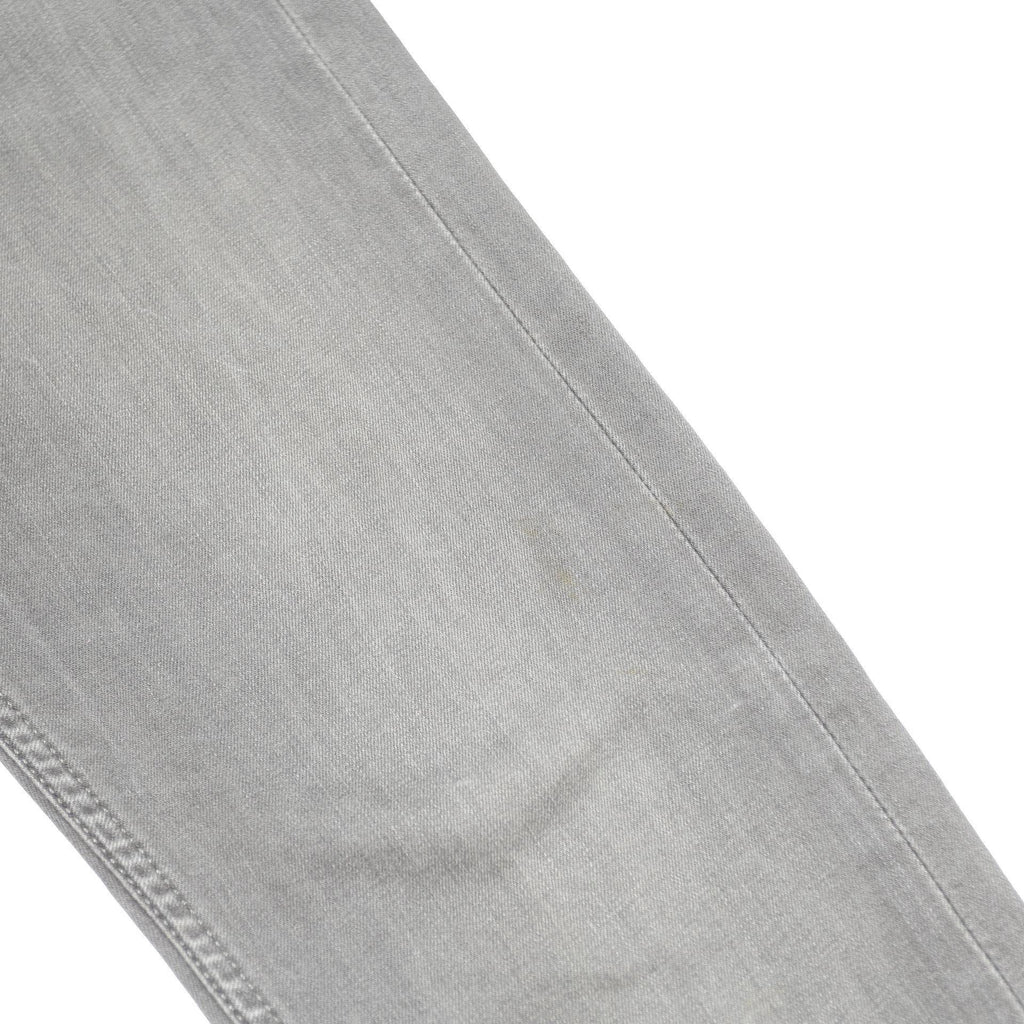 LEVI'S Mens Slim Grey Denim Jeans W33 L34 Cotton Blend Zip Fastening Casual Wear