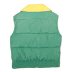 WHITE STAG Womens Yellow & Green Down Quilted Jacket M Outdoor Zip Close