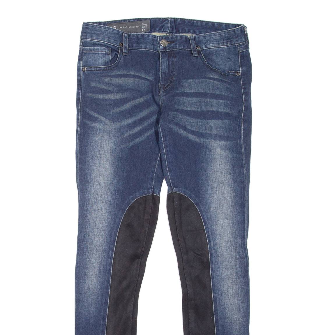 ARMANI EXCHANGE Legging Womens Jeans Blue Slim Skinny Stone Wash W27 L29