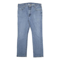 CARHARTT Mens Jeans Blue Relaxed Straight Denim Medium W38 L32 Zip Closure