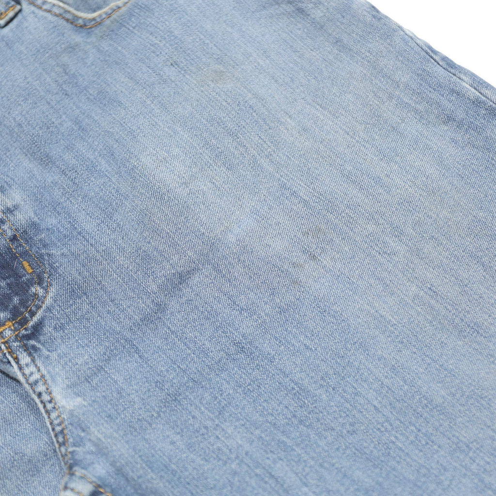CARHARTT Mens Jeans Blue Relaxed Straight Denim Medium W38 L32 Zip Closure