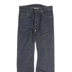 LEVI'S 505 Mens Jeans Blue Regular Straight Denim Raw W27 L27 Classic Fit Zip