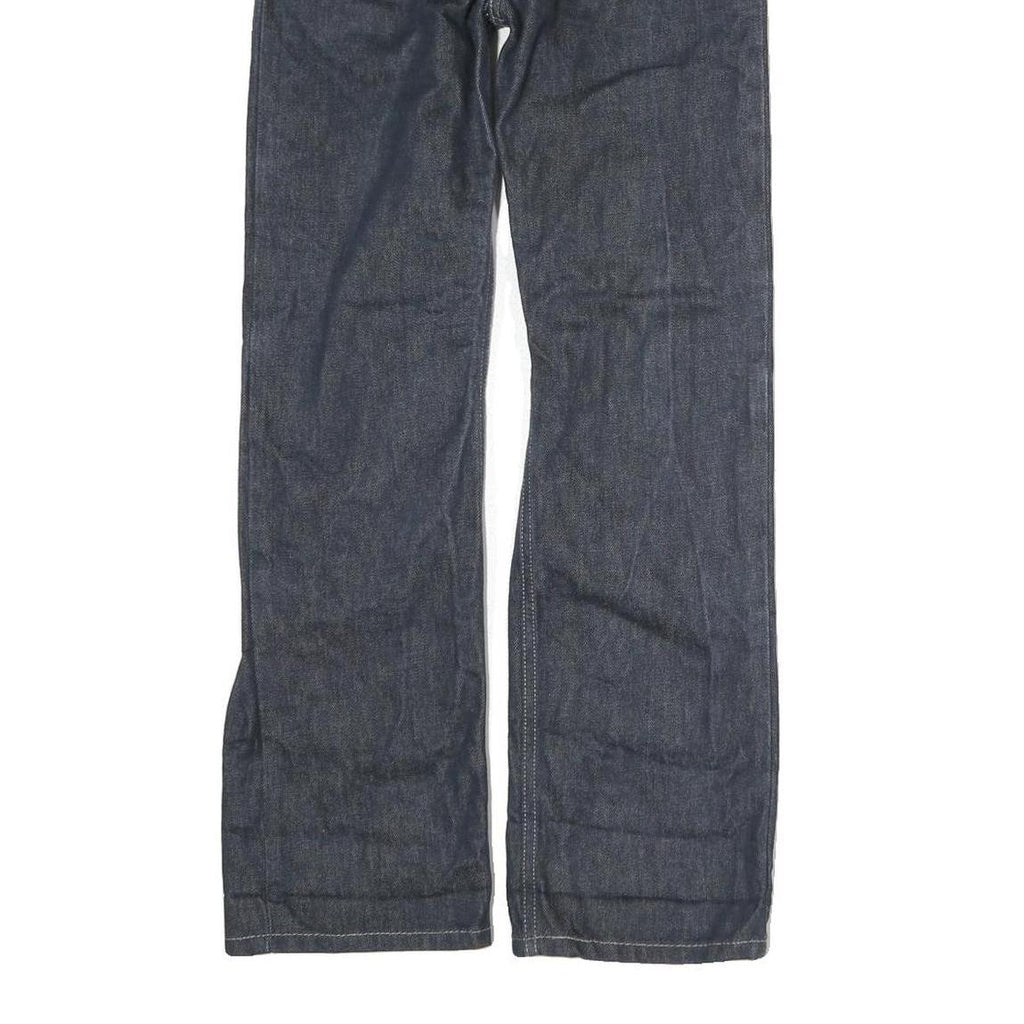 LEVI'S 505 Mens Jeans Blue Regular Straight Denim Raw W27 L27 Classic Fit Zip