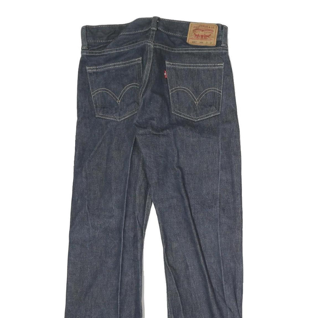 LEVI'S 505 Mens Jeans Blue Regular Straight Denim Raw W27 L27 Classic Fit Zip