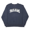 RALPH LAUREN POLO JEANS COMPANY Mens Navy Blue Crew Neck XL Sweatshirt Cotton