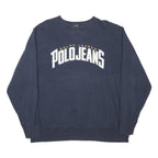 RALPH LAUREN POLO JEANS COMPANY Mens Navy Blue Crew Neck XL Sweatshirt Cotton