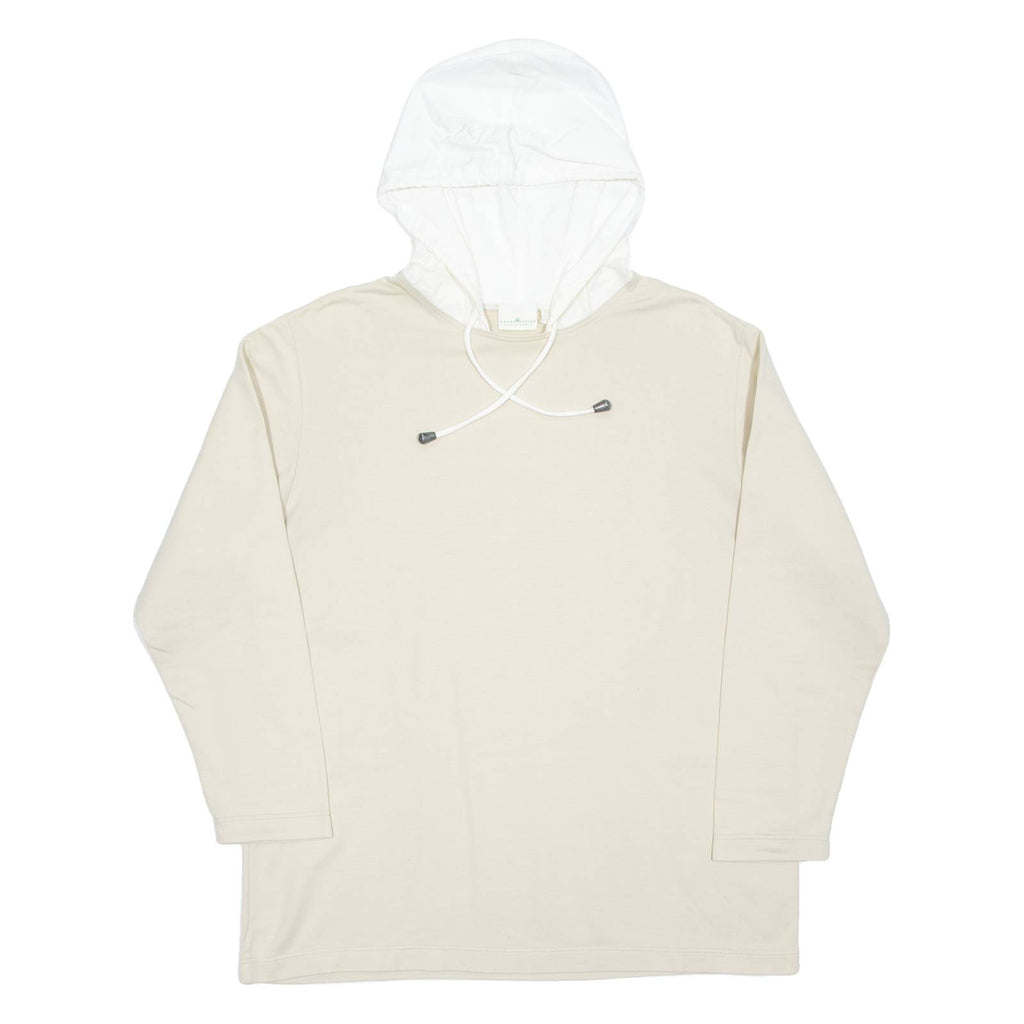 Womens Beige Hoodie L