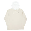 Womens Beige Hoodie L