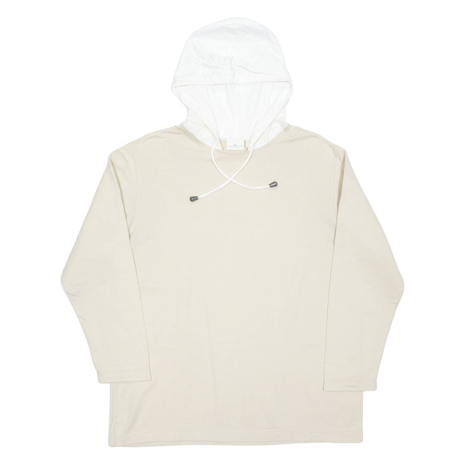 Womens Beige Hoodie L