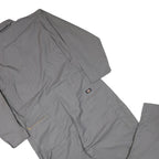 DICKIES Mens Grey Straight Fit Dungarees Relaxed Cotton Blend Workwear 2XL W48