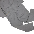 DICKIES Mens Grey Straight Fit Dungarees Relaxed Cotton Blend Workwear 2XL W48