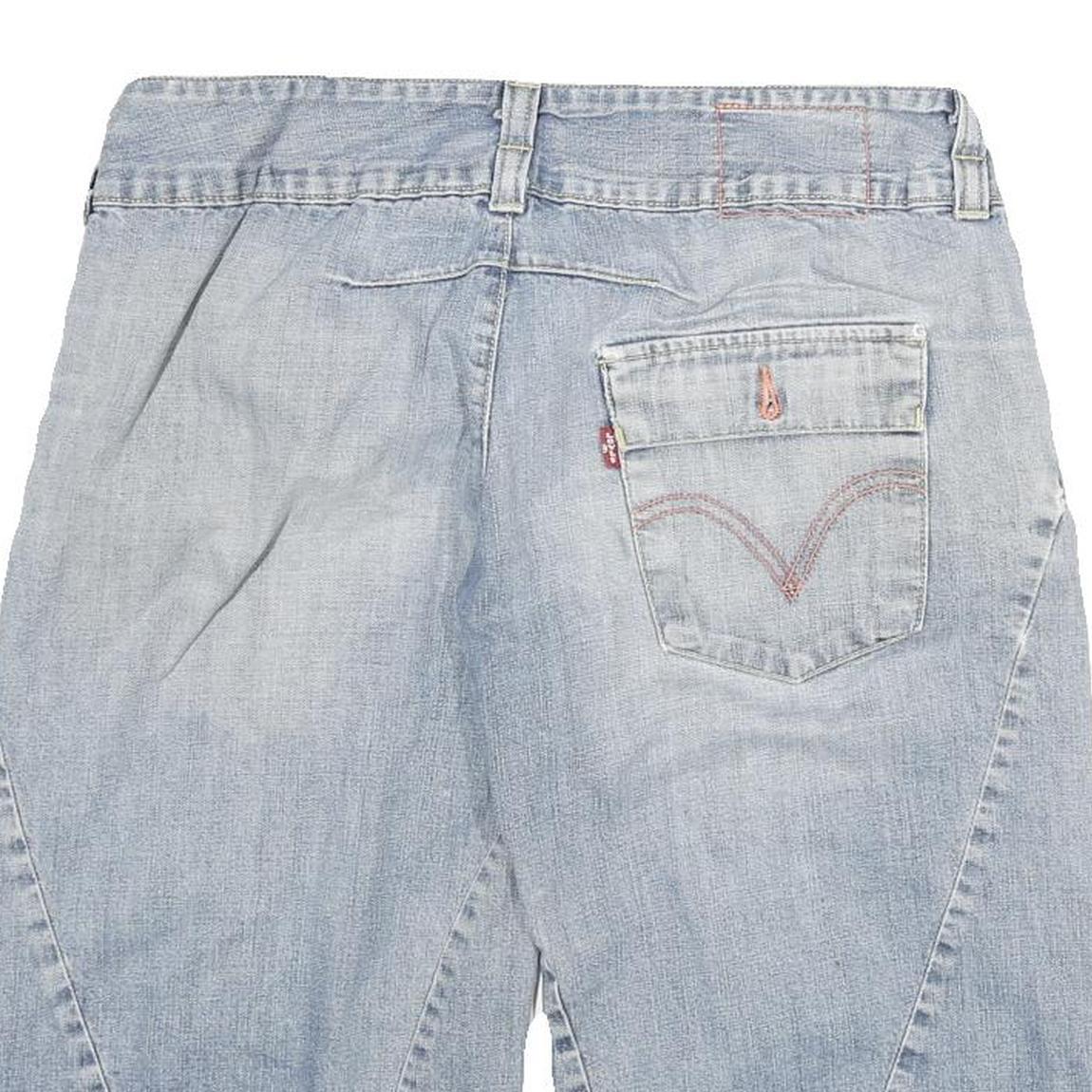 LEVI'S Mens Shorts Blue Denim Casual M W32 Classic Cotton Blend Comfortable