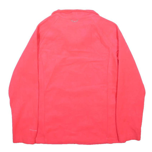 COLUMBIA Womens Pink Jacket L Polyester Plain Zip Outdoor Activewear