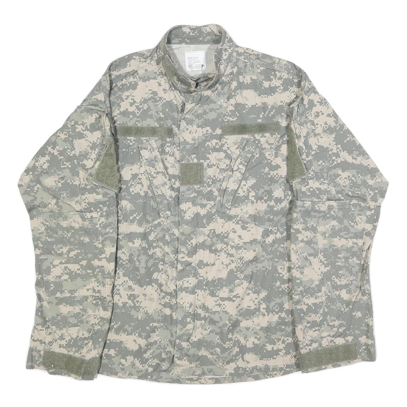 PROPPER International Inc Mens Grey Camouflage Jacket M Cotton Blend Military