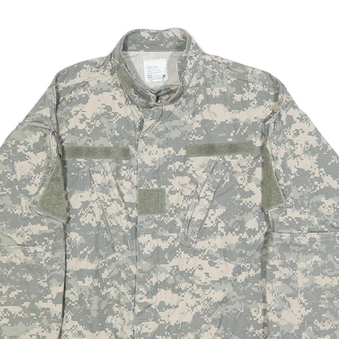 PROPPER International Inc Mens Grey Camouflage Jacket M Cotton Blend Military