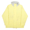 ASPEN Mens Yellow Nylon Outdoor Jacket S Zip Plain Lightweight
