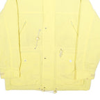 ASPEN Mens Yellow Nylon Outdoor Jacket S Zip Plain Lightweight