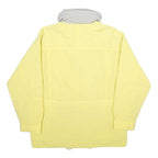 ASPEN Mens Yellow Nylon Outdoor Jacket S Zip Plain Lightweight