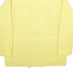 ASPEN Mens Yellow Nylon Outdoor Jacket S Zip Plain Lightweight
