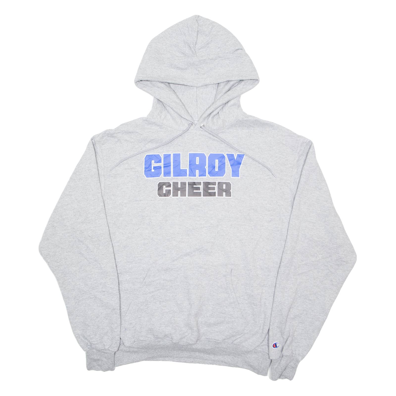 CHAMPION Gilroy Cheer Womens Grey Hoodie USA M