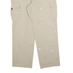 DICKIES Mens Relaxed Beige Workwear Cargo Trousers W38 L32 Durable Zip Closure