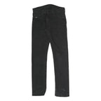 LEVI'S Mens Black Slim Slim Straight Denim Jeans W28 L29 Classic Cotton Blend