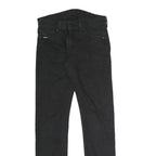 LEVI'S Mens Black Slim Slim Straight Denim Jeans W28 L29 Classic Cotton Blend