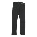 LEVI'S Mens Black Slim Slim Straight Denim Jeans W28 L29 Classic Cotton Blend